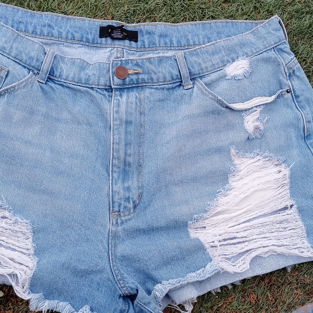 denim jean shorts